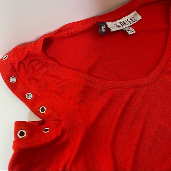 Jlo| XSmall |Studded| super soft Rayon| cold shoulder - Picture 7 of 9